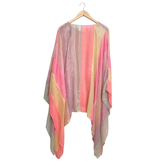 Free People Liv Rainbow Cover Up Sundress in Mix Color Size Small - Picture 4 of 4